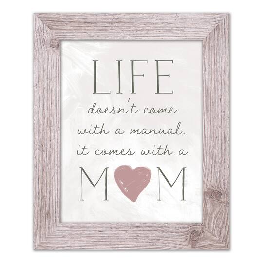 Life Comes with a Mom Western Framed Print